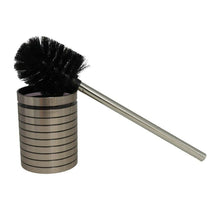Cargar imagen en el visor de la galería, Escobillero soporte de escobilla rock 2 37 x 10 x 10 cm negro acero inox
