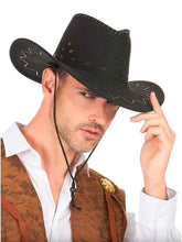 Cargar imagen en el visor de la galería, Sombrero de vaquero para jóvenes y adultos para fiesta de carnaval, halloween