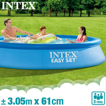 Cargar imagen en el visor de la galería, Piscina desmontable redonda INTEX jardin casa Ø305x61 cm familiar 3077 litros