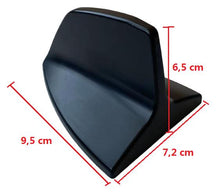 Cargar imagen en el visor de la galería, Antena Decorativa de Coche en Forma de Aleta de Tiburón - Adhesiva y Universal - Color Negro