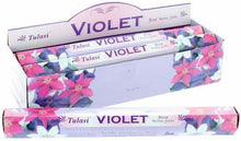 Cargar imagen en el visor de la galería, Tulasi - Caja de Varas de Incienso - 6 Paquetes (120 Varas) - Fragancias M a Z -