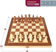 Cargar imagen en el visor de la galería, Juegos de mesa ajedrez estuche de madera CB Games