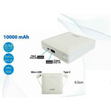 Cargar imagen en el visor de la galería, POWER BANK 10000mAh CARGADOR DE BATERÍA Tipo C PORTÁTIL Teléfonos Moviles