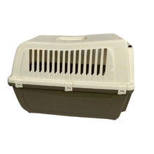 Cargar imagen en el visor de la galería, Transportin Plástico Con un Bebedero para mascota perro gato 53 X 34 X 37 CM Portarejilla Metálica Para Viaje