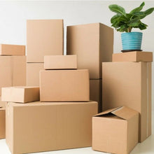 Cargar imagen en el visor de la galería, Pack de 12 Cajas de Cartón para Mudanza Alto Gramaje Reforzado Casa y jardín Artículos del hogar transporte almacenaje