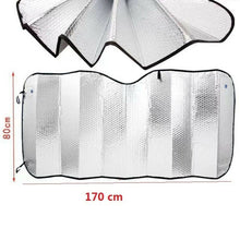 Cargar imagen en el visor de la galería, Parasol Coche Delantera Universal con 2 Ventosas 2 Correas Elásticas, Parasol Para Vehículo Varias Medidas