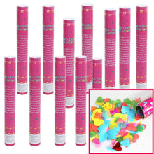 Cargar imagen en el visor de la galería, Cañón de Confeti Tubo Confetti para Fiesta Celebraciones Multicolor Metal Metalico 27 - 77 cm