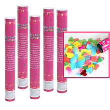 Cargar imagen en el visor de la galería, Cañón de Confeti Tubo Confetti para Fiesta Celebraciones Multicolor Metal Metalico 27 - 77 cm