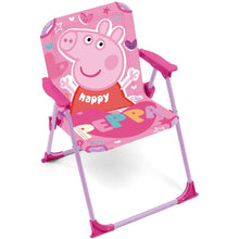 Cargar imagen en el visor de la galería, Silla plegable infantil para niños: Spiderman, Minnie, Mickey, Peppa Pig