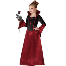 Cargar imagen en el visor de la galería, Disfraz Vampiresa Gran Duquesa Medieval Infantil Niña Para Halloween y Carnaval