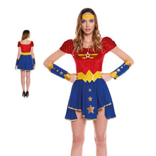Cargar imagen en el visor de la galería, Disfraz Heroína Wonder Girl Mujer Disfraz Super héroe Mujer Para Carnaval