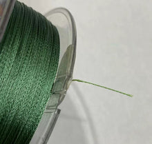 Cargar imagen en el visor de la galería, Maxiapesca - Hilo trenzado de pesca color verde 100% PE 100 m, 4 hebras trenzado de UHMWPE