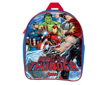Cargar imagen en el visor de la galería, Avengers - Lote mochila, sandwichera fiambrera, taza y bolsa merienda cole