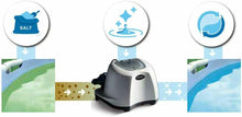 Cargar imagen en el visor de la galería, INTEX Clorador salino, clorador salino para piscinas, 5 gramos/hora, piscinas desmontables pequeñas, 26.500 litros, 3 modos de autolimpieza, programación 12 horas