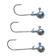 Cargar imagen en el visor de la galería, 20 Unds Anzuelos plomados varias medidas para montar Señuelos de Vinilo spinning