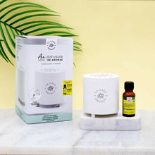 Cargar imagen en el visor de la galería, DIFUSOR DE AROMAS + ACEITE AMBIEDADOR CITRONELLA REGALO