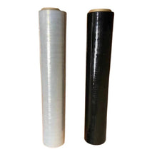 Cargar imagen en el visor de la galería, Bobina Rollo Film de Paletizar Estirable Cinta de Embalar Embalaje TRANSPARENTE O NEGRO Para paletizar, mudanzas, maletas...