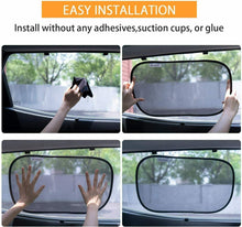 Cargar imagen en el visor de la galería, Juego de 2 parasoles universales para ventanillas de Coche, 44 X 38 cm