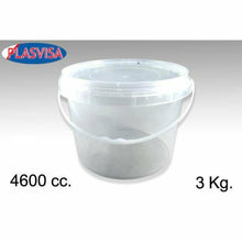 Cargar imagen en el visor de la galería, Cubo + tapa envase multiuso de plástico para almacenaje alimentos, accesorios...