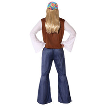 Cargar imagen en el visor de la galería, Disfraz Hippie Hombre Multicolor Adulto Para Carnaval Fiesta Teatro