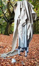 Cargar imagen en el visor de la galería, Carpa Plegable Pabellón, CENADOR PLEGABLE BEIGE Gris 3X3M para Terraza y jardín