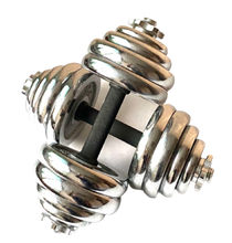 Cargar imagen en el visor de la galería, Set de Mancuernas de metal 15/ 20/ 30kg con Barra y Discos Ajustable Casa Gimnas