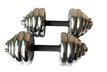 Cargar imagen en el visor de la galería, Set de Mancuernas de metal 15/ 20/ 30kg con Barra y Discos Ajustable Casa Gimnas