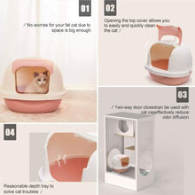 Cargar imagen en el visor de la galería, Maxiacota - Aseo Cerrado para Gato Arenero Cubierto Sanitaria Bandeja Arena con Pala Mascota