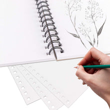Cargar imagen en el visor de la galería, ARTIX, Block de Dibujo, A3, A4, 33x23cm, 24 Hojas, 160 gr, Bloc de Bocetos con Espiral, 21x29,7cm, 29,7 x 42 cm, Ideal para Dibujar con Carboncillo, Lápiz, Rotulador, Ceras o Pinturas