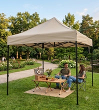 Cargar imagen en el visor de la galería, Carpa Plegable 2x2 m Impermeable con Altura Regulable 2,67-2,94 m | Cenador Portátil para Jardín, Terraza, Camping y Eventos | Estructura de Acero + PVC 420D
