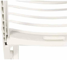 Cargar imagen en el visor de la galería, Silla de Balcón Resina Plegable Blanca &quot;Birki&quot; Ideal para jardines, patios, terrazas, balcones, porches o patios

