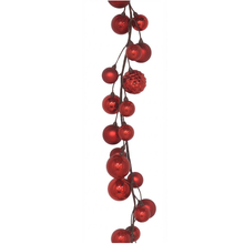 Cargar imagen en el visor de la galería, Guirnalda Bolas Navideñas 1.2 m (44 bolas) - 1.8 m (54 bolas) para coronas, árboles y decoración de repisas
