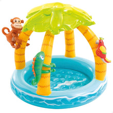 Cargar imagen en el visor de la galería, Piscina Hinchable Bebé Infantil Intex Isla Tropical, Champiñon
