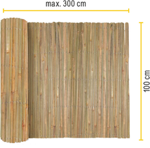 Cargar imagen en el visor de la galería, Valla de Protección Bambú Natural Ocultación y Protección – Visual y Viento de Caña Balcones Terrazas y Jardín – Robusto Biombo de Bambú Resistente a la Intemperie
