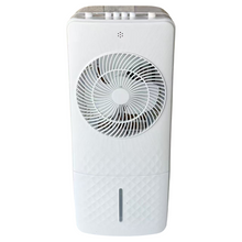 Cargar imagen en el visor de la galería, Ventilador de Torre función de Viento enfriador, Ventilador de refrigeración de aire de Agua Hielo 5.5 L 3 Velocidades 65W

