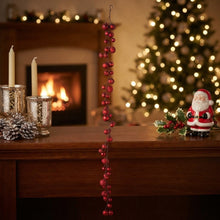 Cargar imagen en el visor de la galería, Guirnalda Bolas Navideñas 1.2 m (44 bolas) - 1.8 m (54 bolas) para coronas, árboles y decoración de repisas
