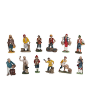 Cargar imagen en el visor de la galería, Figuras Mujer / Hombres De Oficios 12 Piezas Figura Belén Navidad 10cm Decoracion
