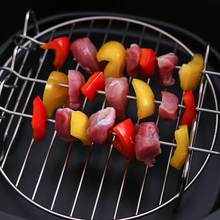 Cargar imagen en el visor de la galería, Rejilla Redonda con 3 Pinchos para Freidora de Aire Quttin - 19.5x19.5x5 cm
