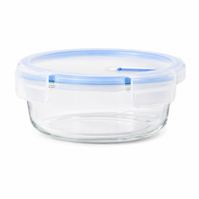 Cargar imagen en el visor de la galería, Fiambrera de Vidrio Borosilicato BOHO con Tapa Hermética | Disponible en Formato Rectangular, Cuadrado y Redondo | Varios Tamaños - Quttin
