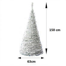 Cargar imagen en el visor de la galería, Pino de Navidad Cono Plegable Nevado – Árbol Navideño Decorativo Fácil de Montar
