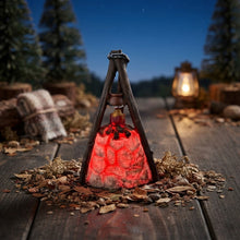 Cargar imagen en el visor de la galería, Estufa Fuego con Luz LED para Belén - Accesorios Decorativos de Resina, 3 Modelos Rústicos para Nacimiento de Navidad (Pilas Incluidas)

