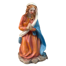 Cargar imagen en el visor de la galería, Nacimiento Resina 9 Piezas Aprox 15 cm Figuras Jesus, Maria, Jose, Reyes magos, Angel, Buey y Burro, Belen Pesebre Decoracion Navidad
