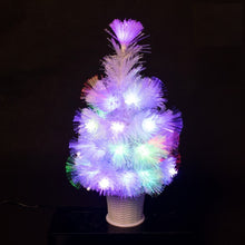 Cargar imagen en el visor de la galería, Arbol De Pino De Navidad Artificial Con Luz Multicolor Con Maceta 40 Cm
