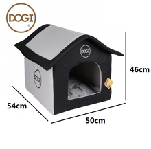 Cargar imagen en el visor de la galería, Casa para Perro Gato Mascota con Cojin, y Cremallera Desmodable 54x50x46 cm
