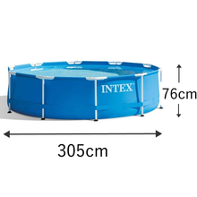 Cargar imagen en el visor de la galería, Piscina Intex 28202UK de 3 m x 76 cm con estructura metálica y Depuradora, 4485 litros, color azul, 305 x 76 cm
