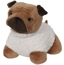 Cargar imagen en el visor de la galería, Bonito ratón con bufanda, perro, gato, saco para puerta, tope de puerta de relleno de arena, animales pesados, 1 kg, bonita decoración del hogar, juguete para niños (gris)
