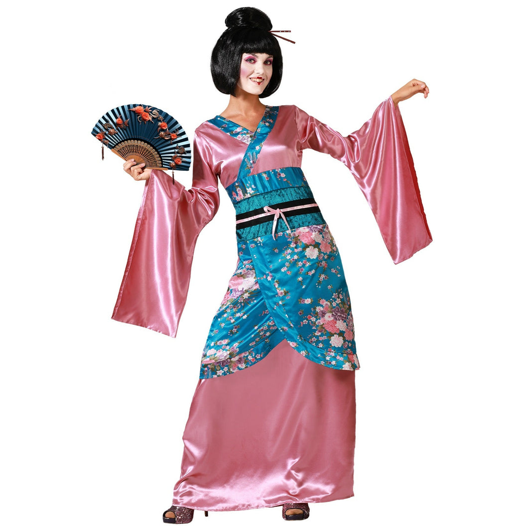 Disfraz CHINA KIMONO Adulto Mujer para Carnaval Fiesta Teatro