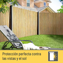 Cargar imagen en el visor de la galería, Valla de Protección Bambú Natural Ocultación y Protección – Visual y Viento de Caña Balcones Terrazas y Jardín – Robusto Biombo de Bambú Resistente a la Intemperie
