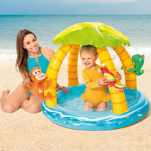 Cargar imagen en el visor de la galería, Piscina Hinchable Bebé Infantil Intex Isla Tropical, Champiñon
