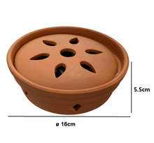 Cargar imagen en el visor de la galería, Portaincienso citronela espiral ceramica / quemador citronella anti-mosquitos, Porta incienso citronela espiral
